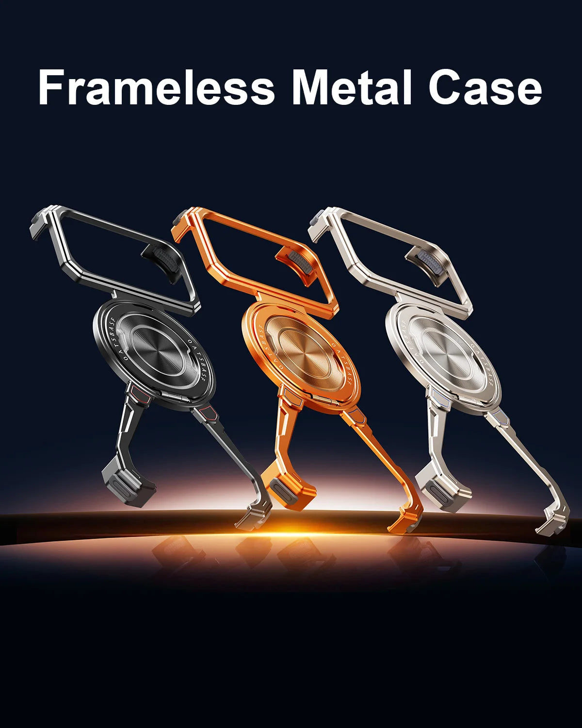 Durable Frameless Metal MagSafe Case for iPhone 17 Pro & iPhone 17 Pro Max