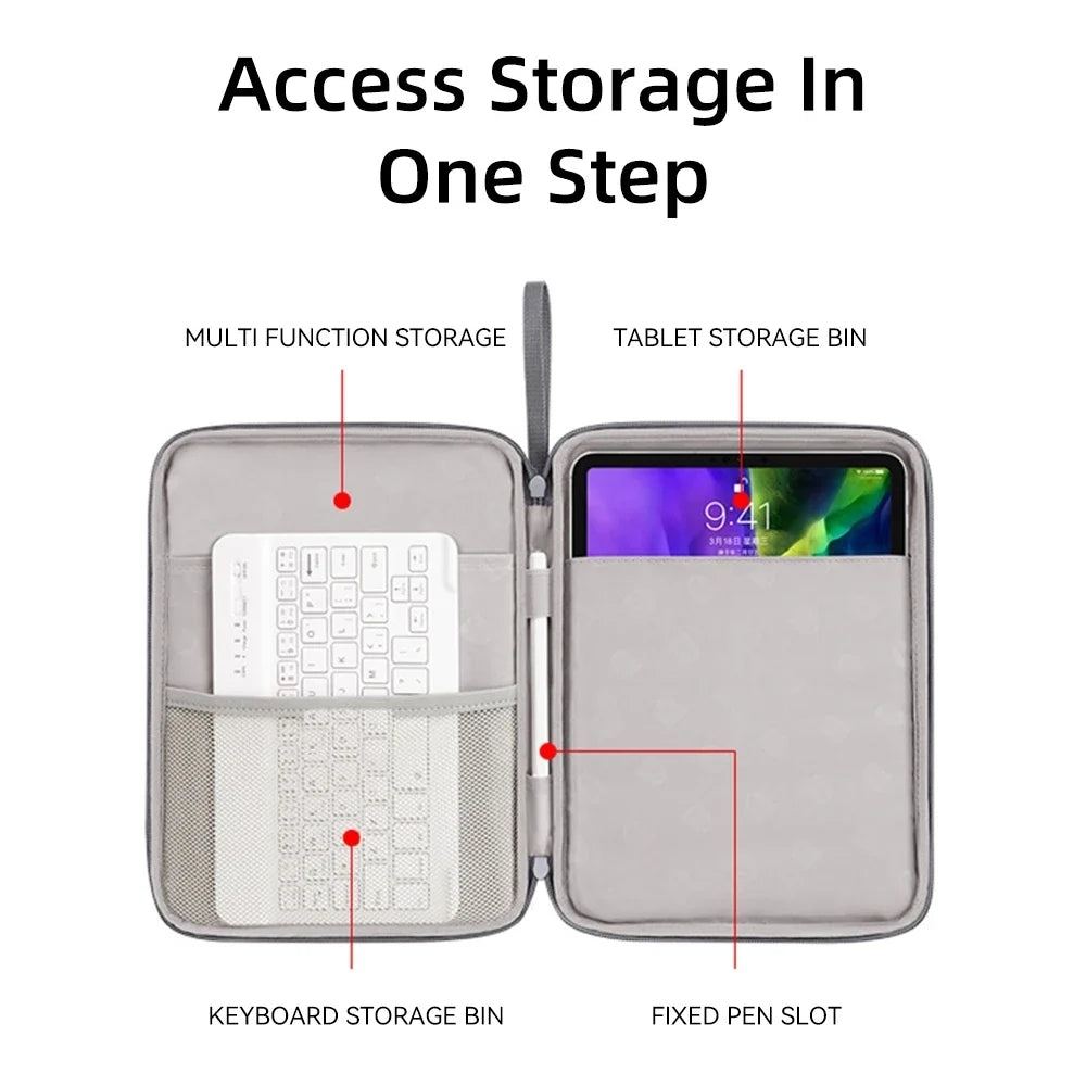 Protective Tablet Carrying Case for 9-13"