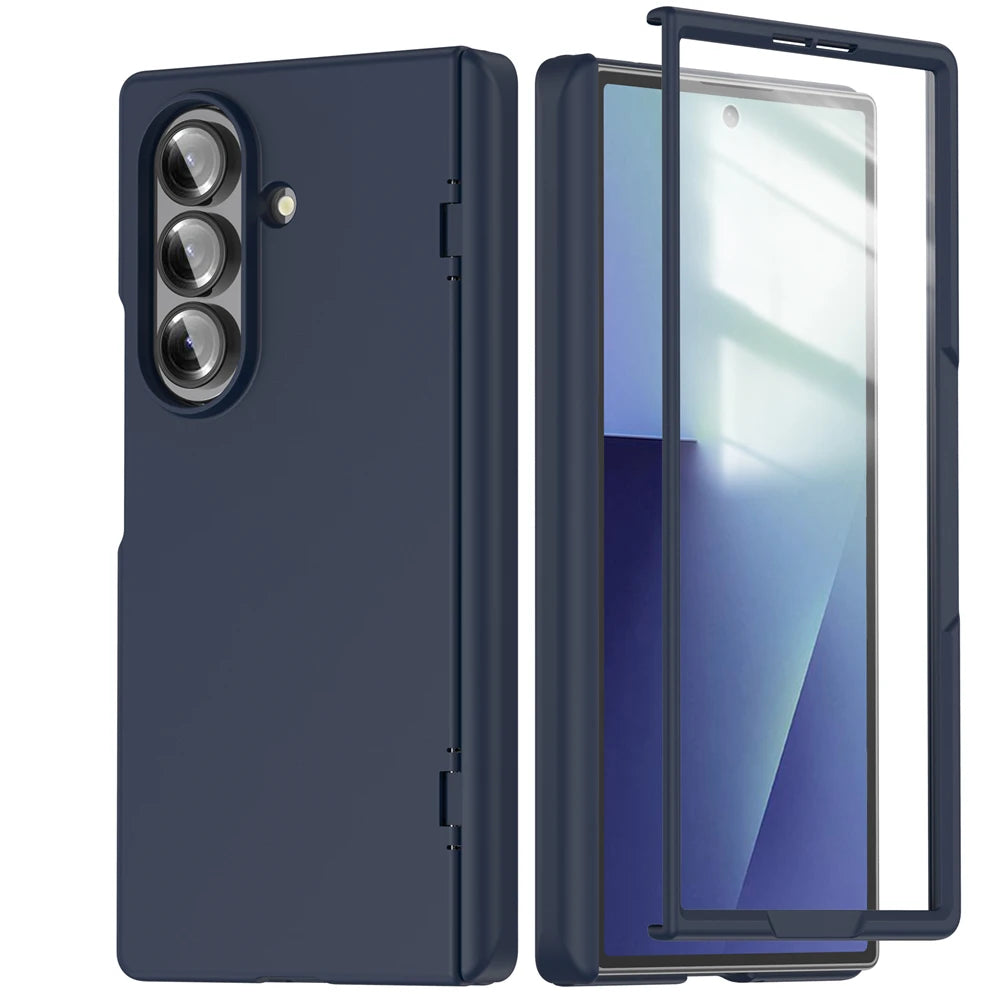 Premium Matte Magnetic Hard Case with Screen Film for Samsung Galaxy Z Fold 7