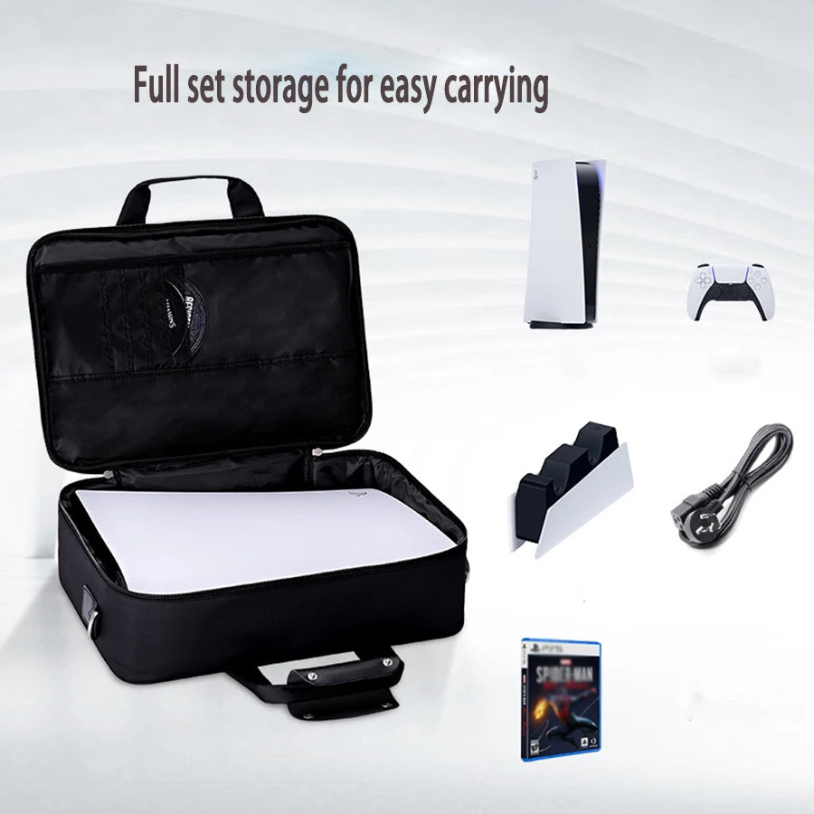 Heavy-Duty Canvas Handbag with Shoulder Strap for PlayStation 5