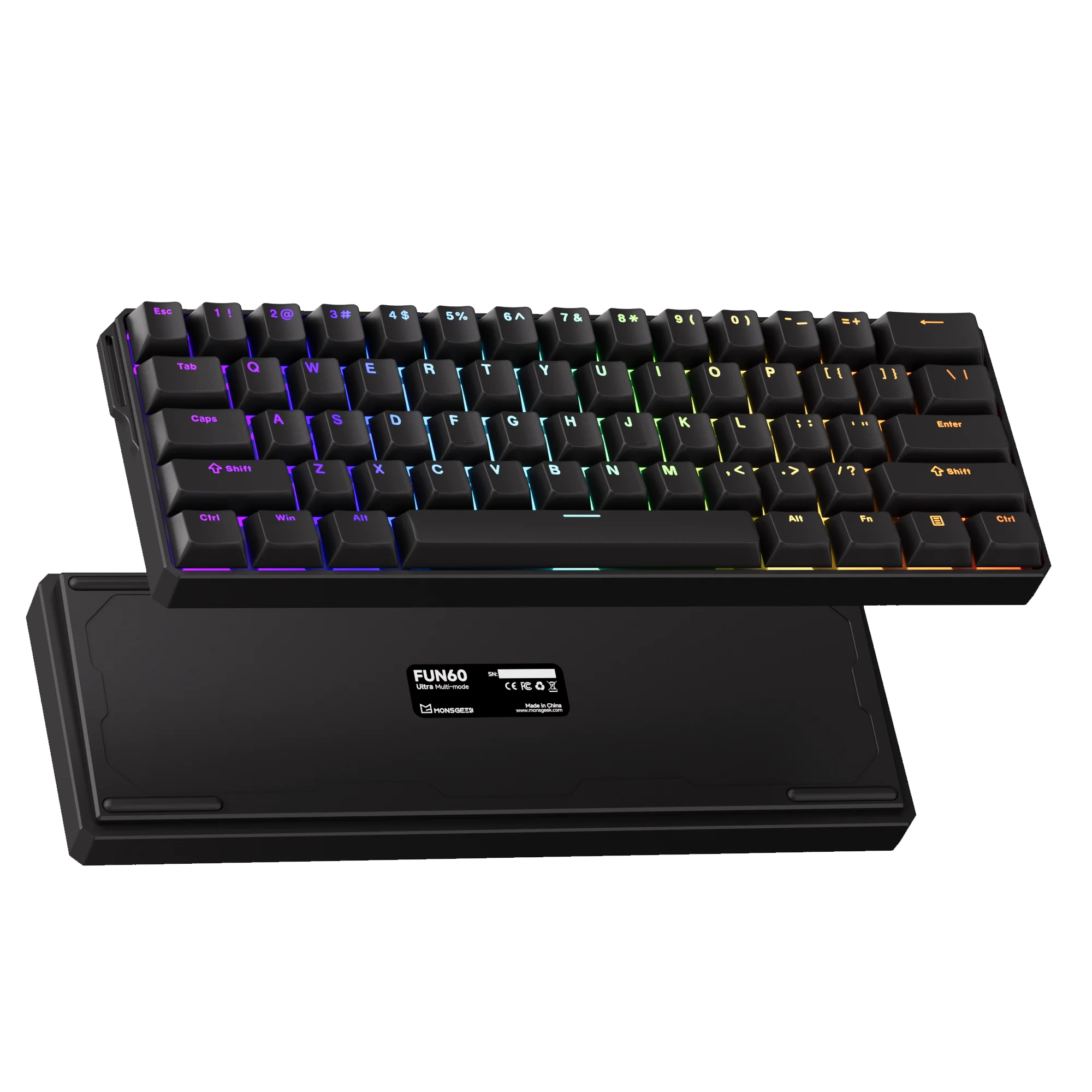 Akko MonsGeek FUN60 Ultra 60% Tri-mode Mechanical Gaming Keyboard