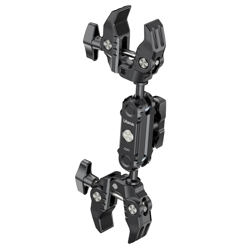 Ulanzi CO17 Dual-Head Super Clamp with Pea Pods for Action Cameras