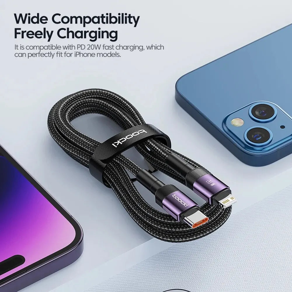 Toocki PD 20W USB-C to Lightning Cable