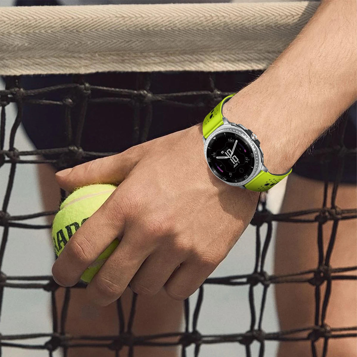 Breathable Two-Tone Silicone Sport Strap for Samsung Galaxy Watch 8 & Galaxy Watch 8 Classic