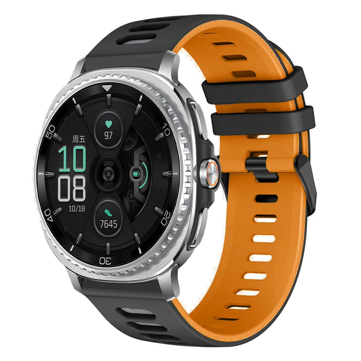 Durable No-Gap Sport Silicone Wristband for Samsung Galaxy Watch 8 & Galaxy Watch 8 Classic