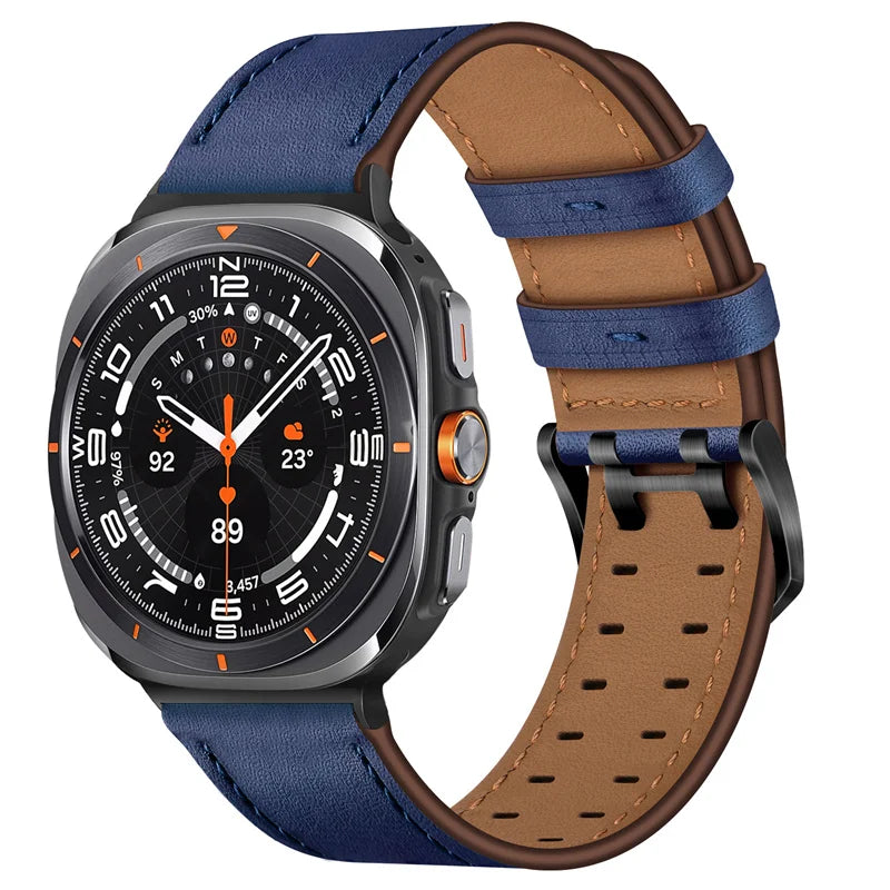 Premium Leather Sport Strap for Samsung Galaxy Watch Ultra & Galaxy Watch Ultra (2025)