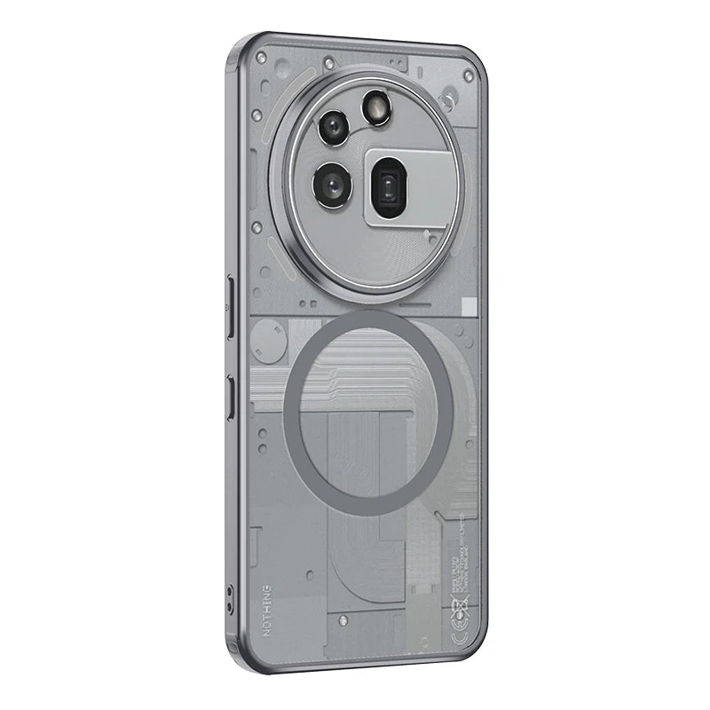 Shockproof Matte PC + TPU Magnetic Case for Nothing Phone 3a / 3a Pro