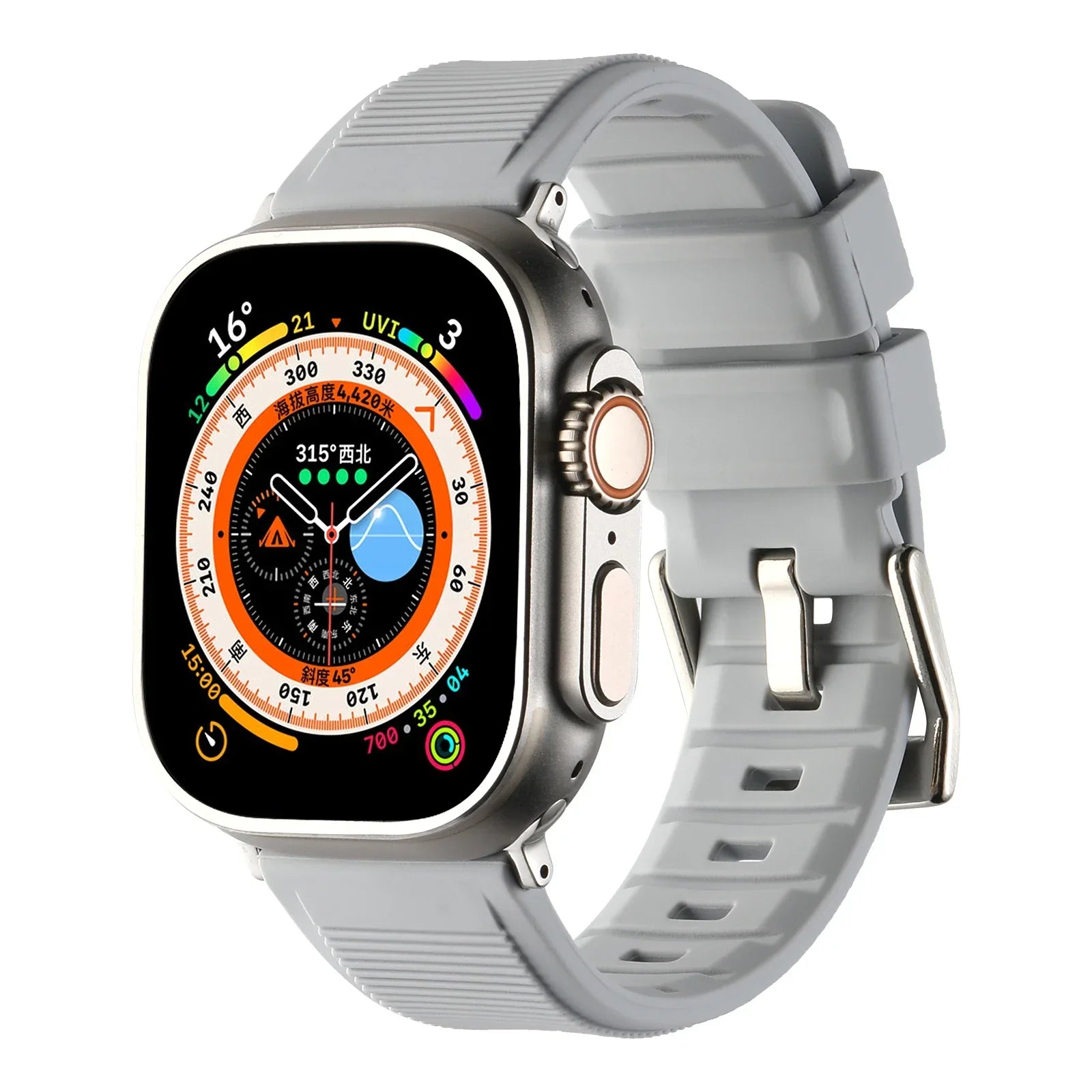 Durable Silicone Replacement Strap for Apple Watch
