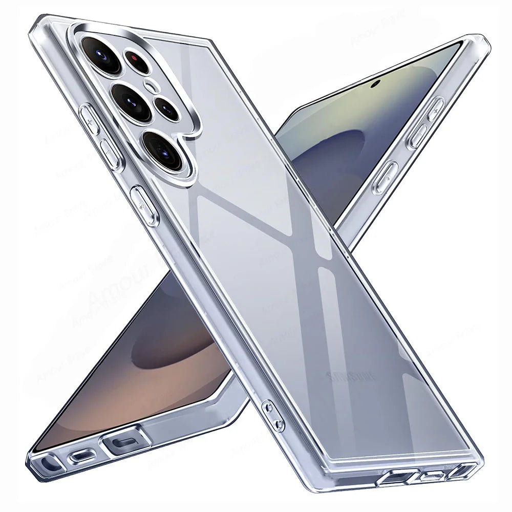 Premium Shockproof Transparent Case for Samsung Galaxy S25 Series