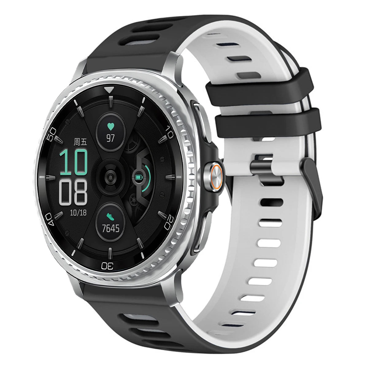 Durable No-Gap Sport Silicone Wristband for Samsung Galaxy Watch 8 & Galaxy Watch 8 Classic