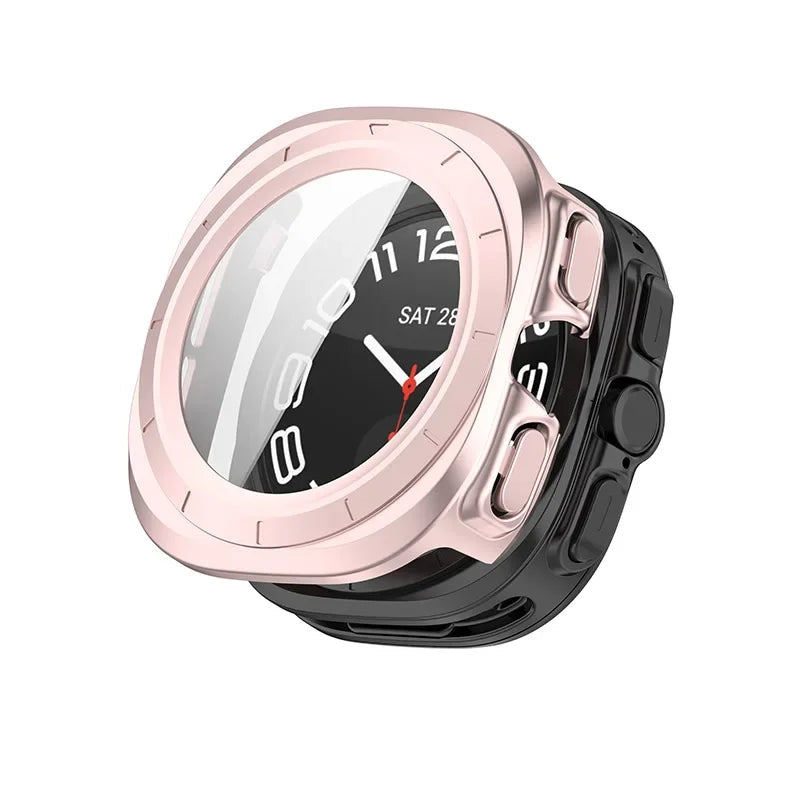PC Case with Tempered Glass Screen Protector  Samsung Galaxy Watch Ultra and Samsung Galaxy Watch Ultra (2025)