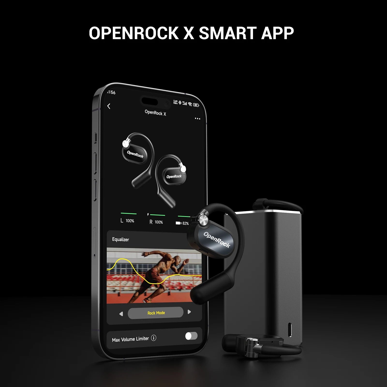 OneOdio OpenRock X Open Ear Bluetooth 5.3 Wireless Earphones