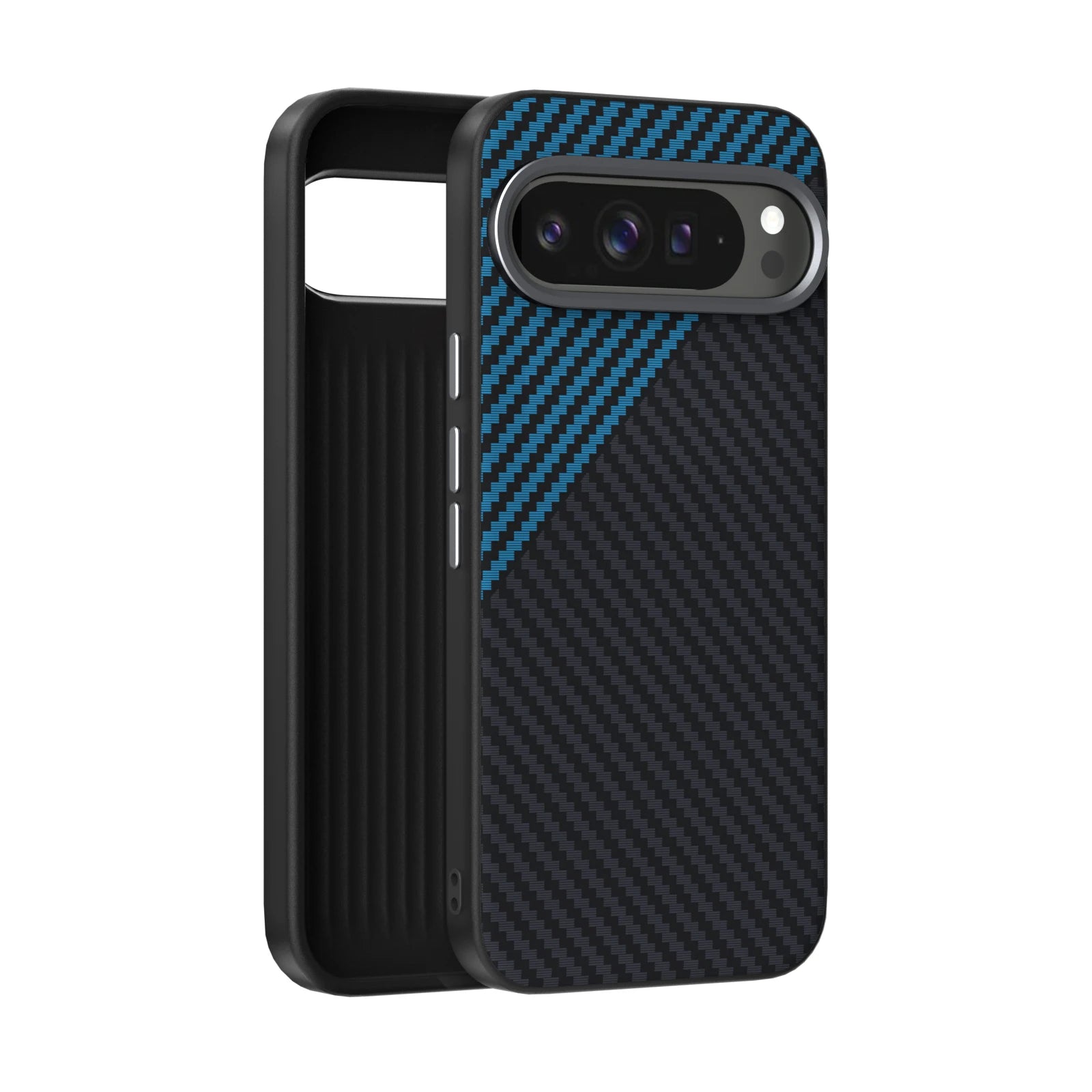 Carbon Fiber Texture Magnetic Case for Google Pixel 9 Series