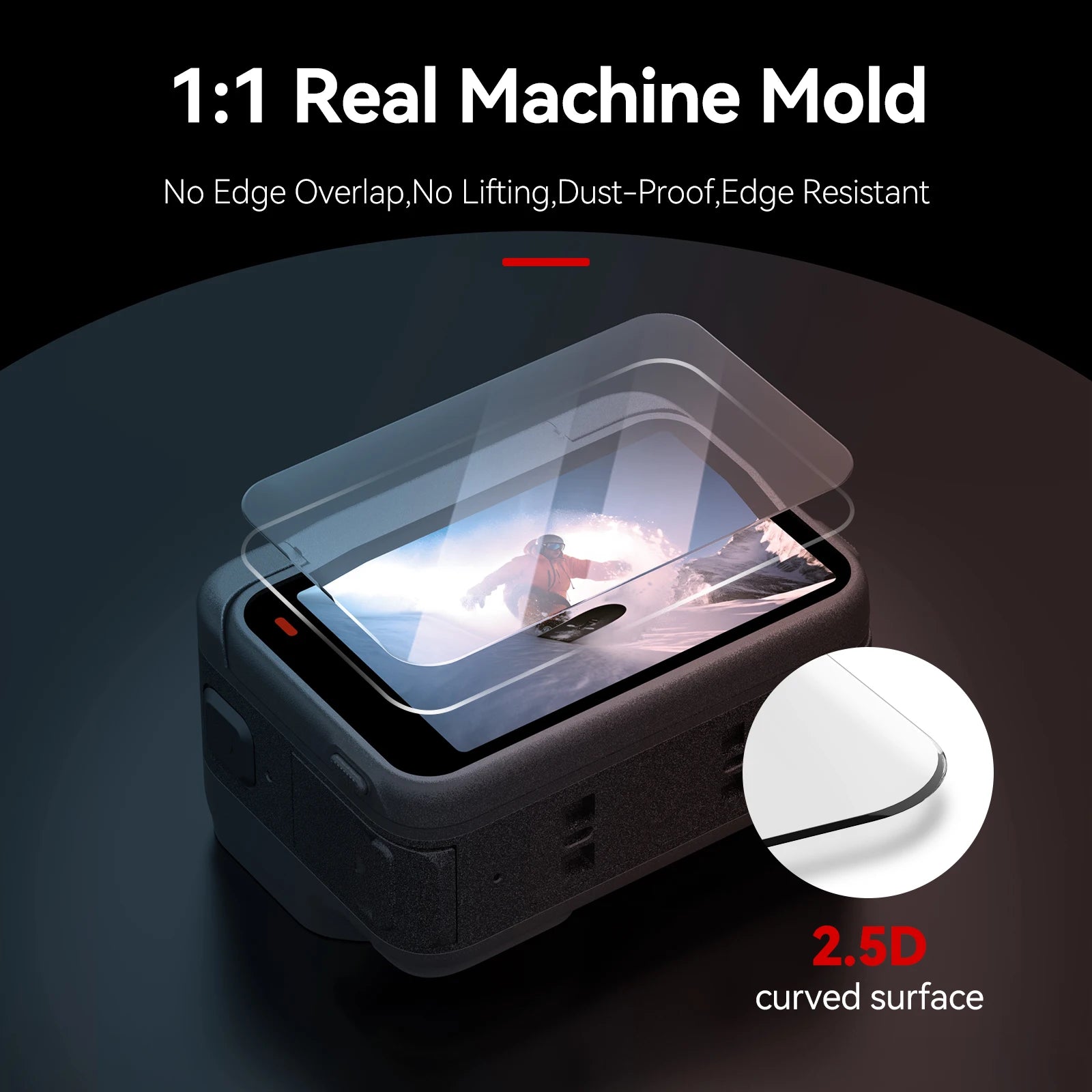 TELESIN Tempered Glass Screen Protector for Insta360 Ace Pro 2