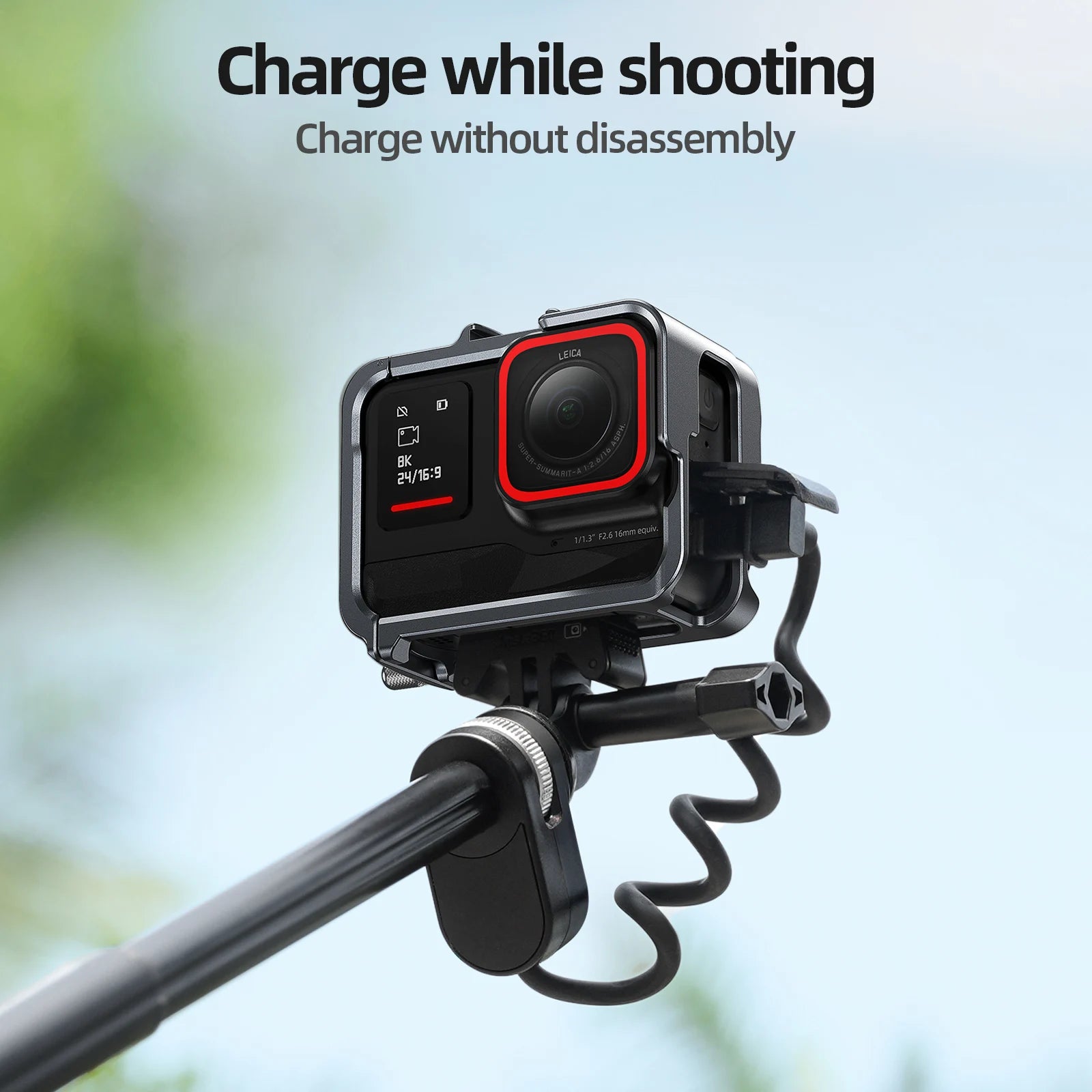 TELESIN Durable Aluminum Alloy Protective Frame for Insta360 Ace & Ace Pro