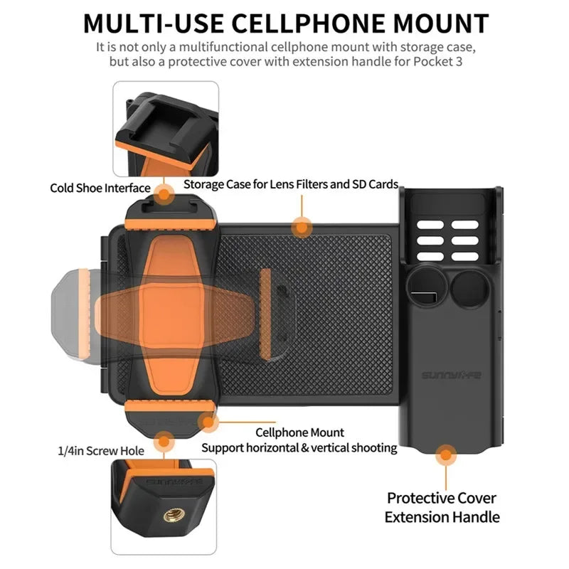 DJI Osmo Pocket 3 Phone Holder Extension Kit