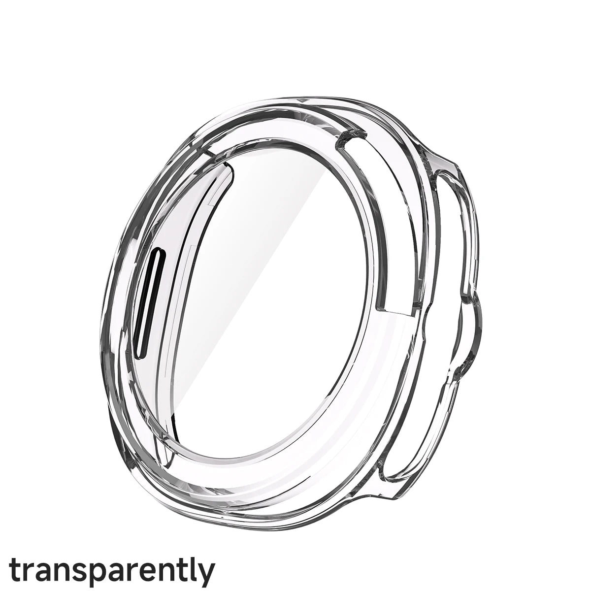 PC Case with Tempered Glass Screen Protector for Samsung Galaxy Watch 8 Classic