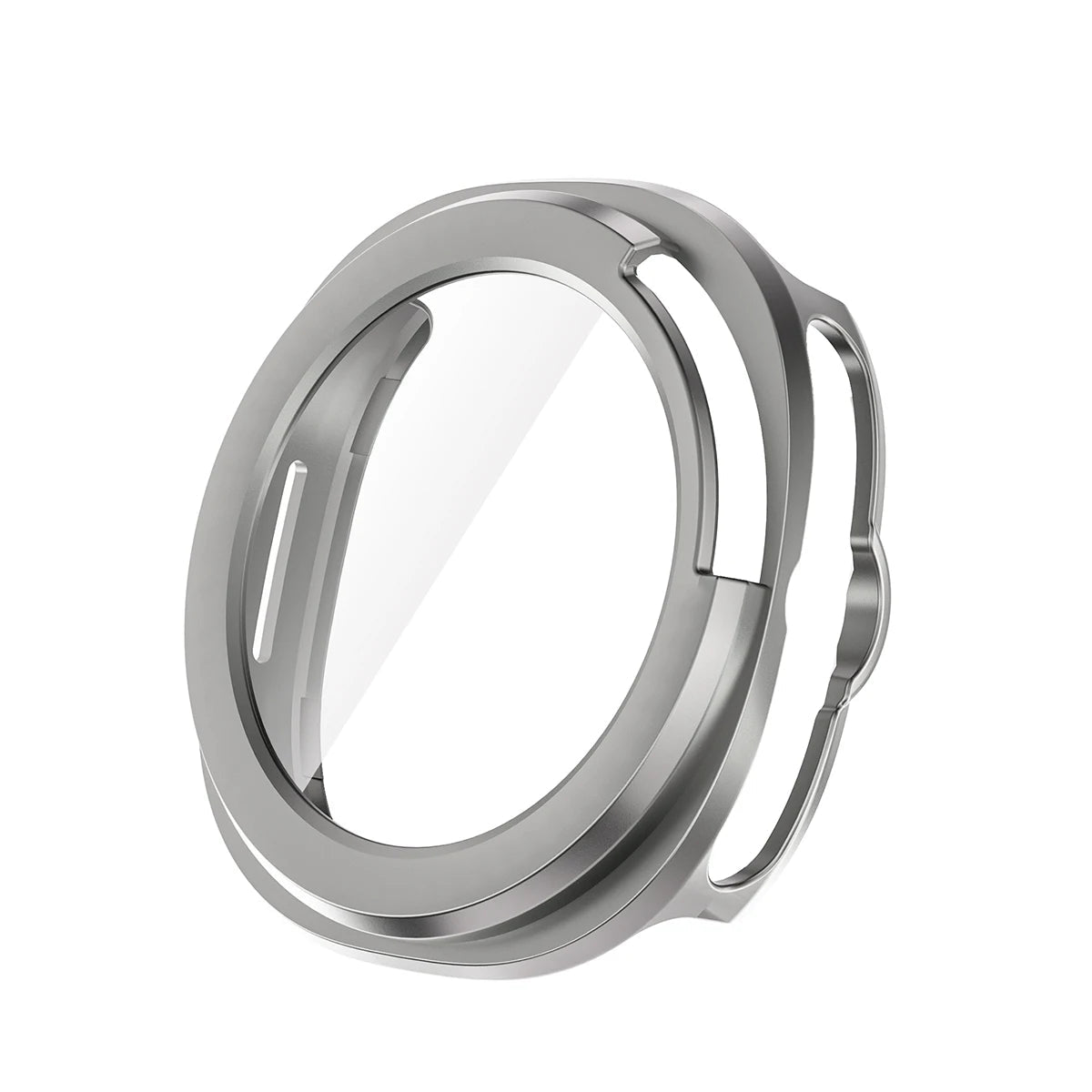 PC Case with Tempered Glass Screen Protector for Samsung Galaxy Watch 8 Classic