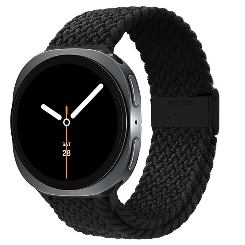 Braided Strap with Metal Buckle for Samsung Galaxy Watch 8 & Galaxy Watch 8 Classic
