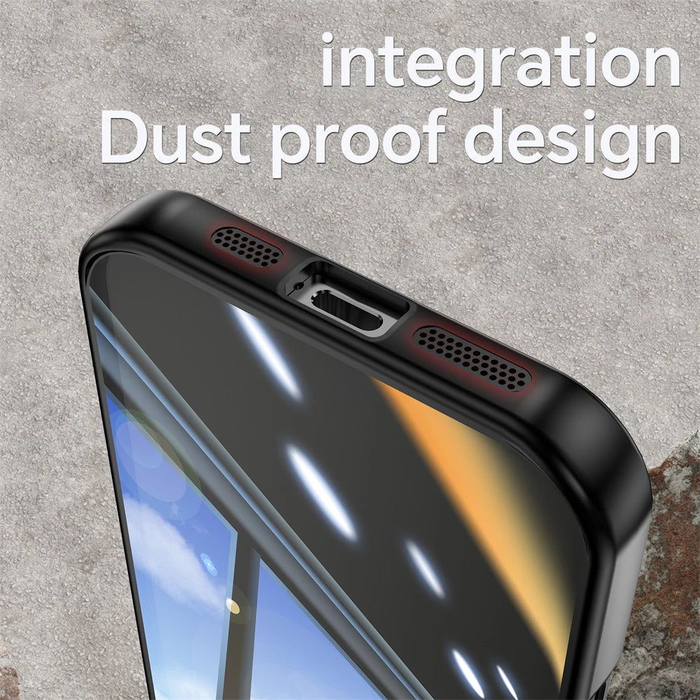 Acrylic Clear Shockproof Case with Camera Protector for iPhone 16 Series