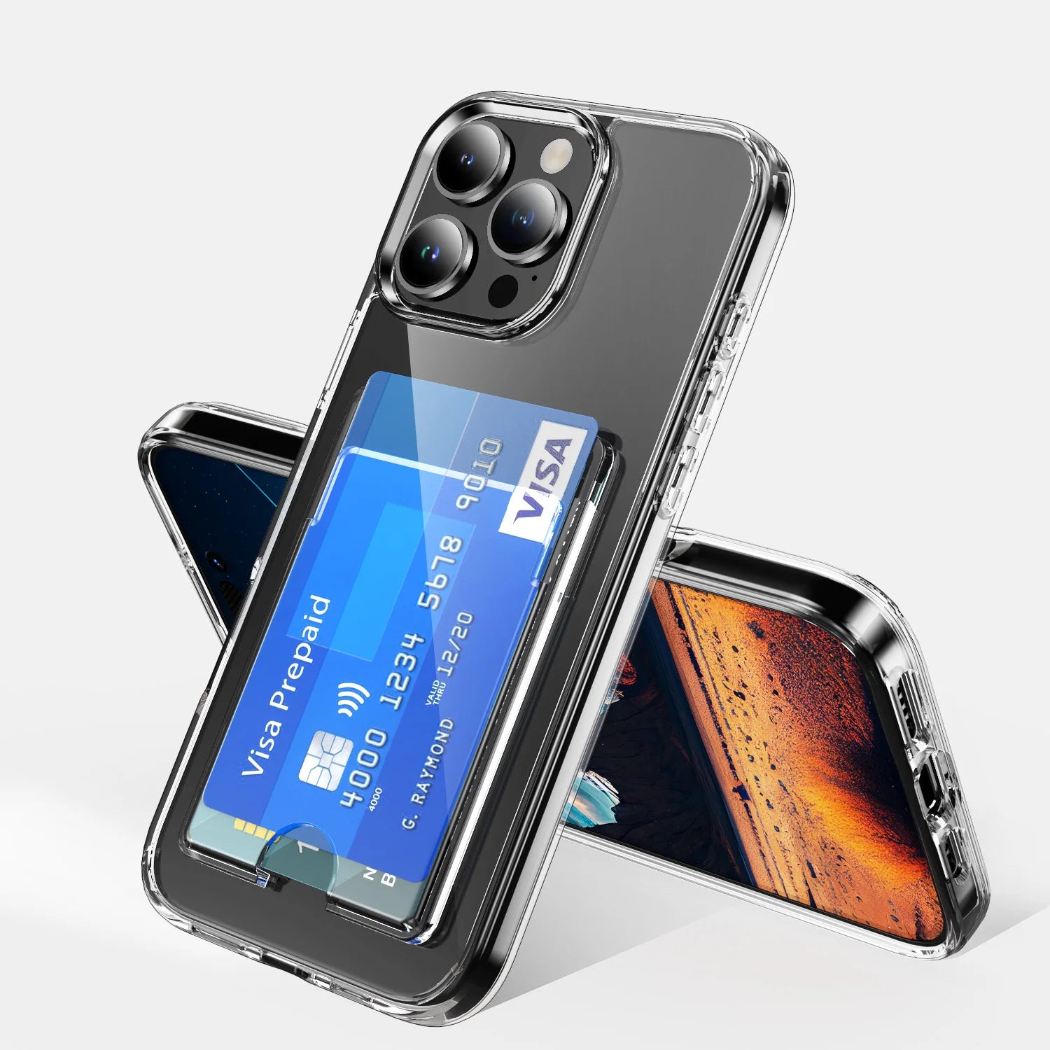 Crystal Clear Acrylic Phone Case for iPhone 15 Series