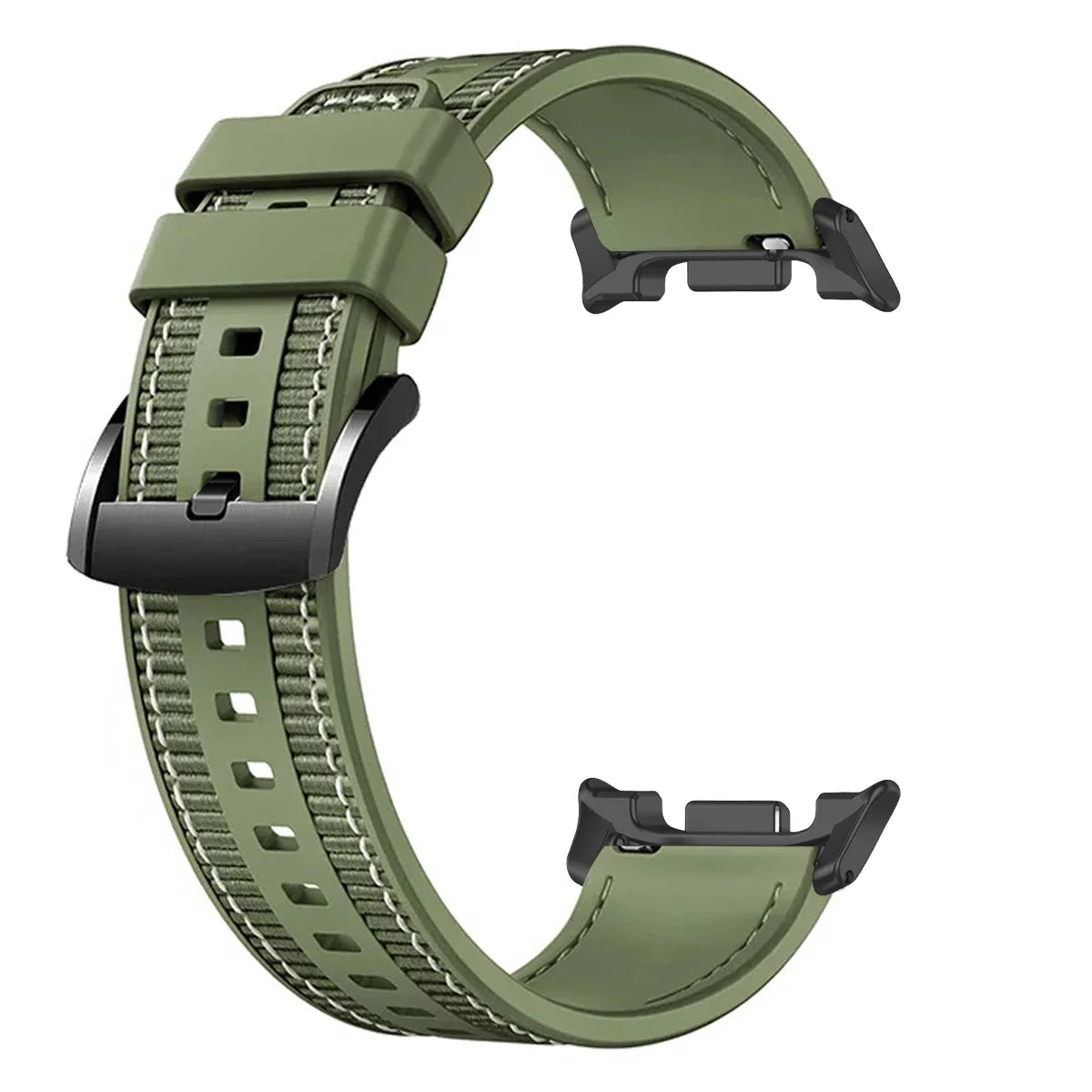 Sports Silicone Nylon Wristband for Samsung Galaxy Watch 8 & Galaxy Watch 8 Classic