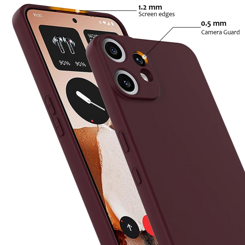 Soft Silicone Magnetic Case for Nothing CMF Phone 2 Pro