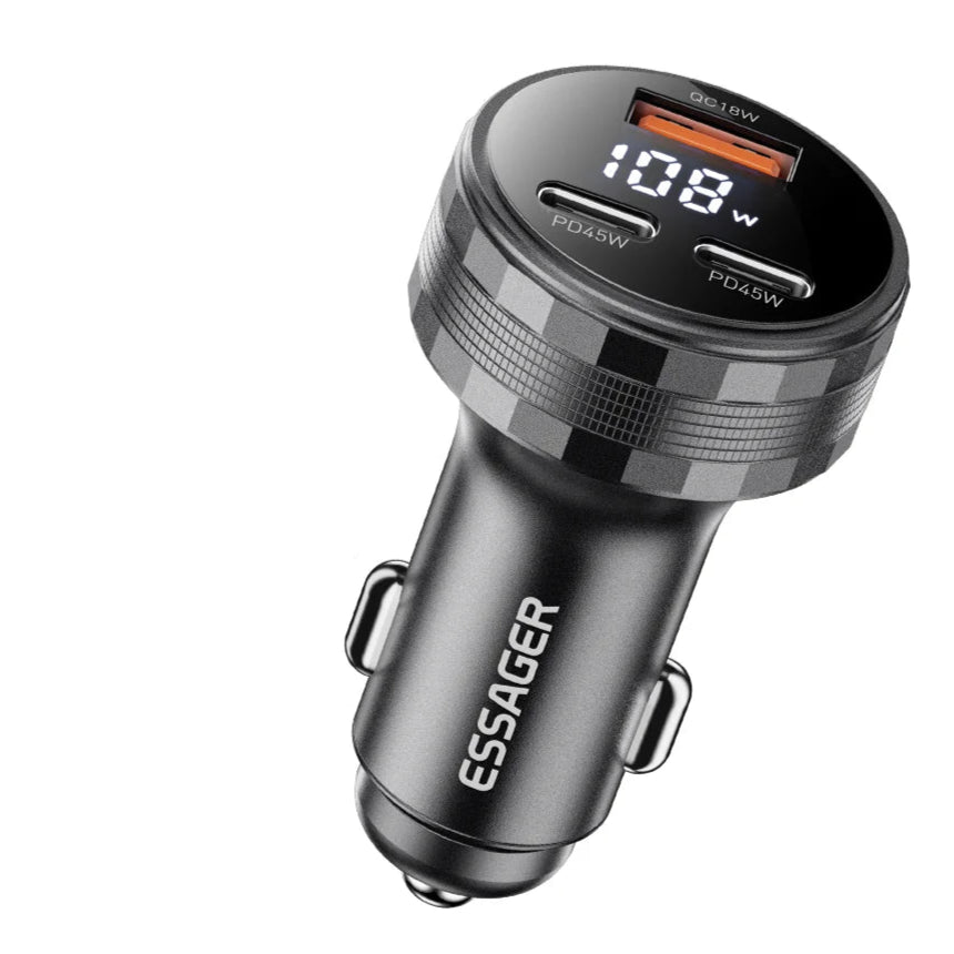 Essager 108W 3-Port USB Car Charger