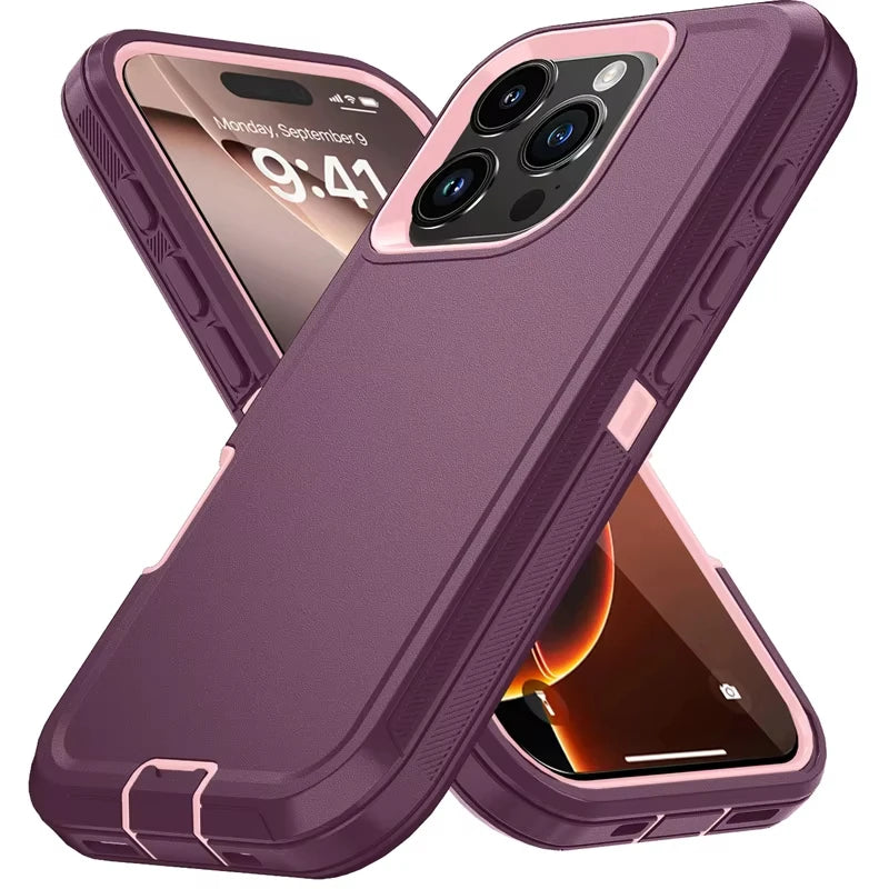 Armor Shockproof Defender Case for iPhone 16 Series