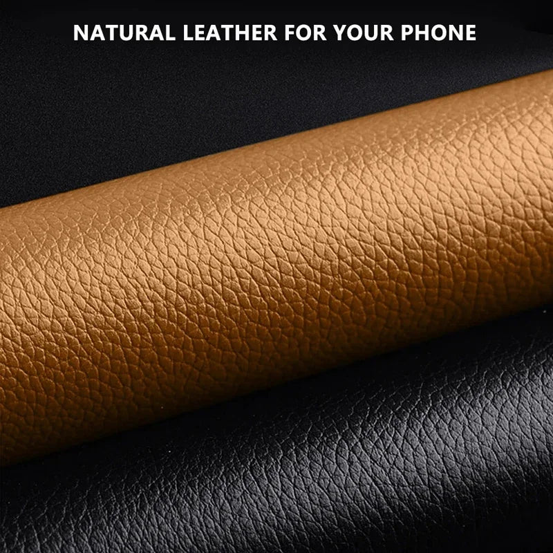 Luxury Electroplated Leather Case with Hard PC Frame for OPPO Find X7 and Find X7 Ultra