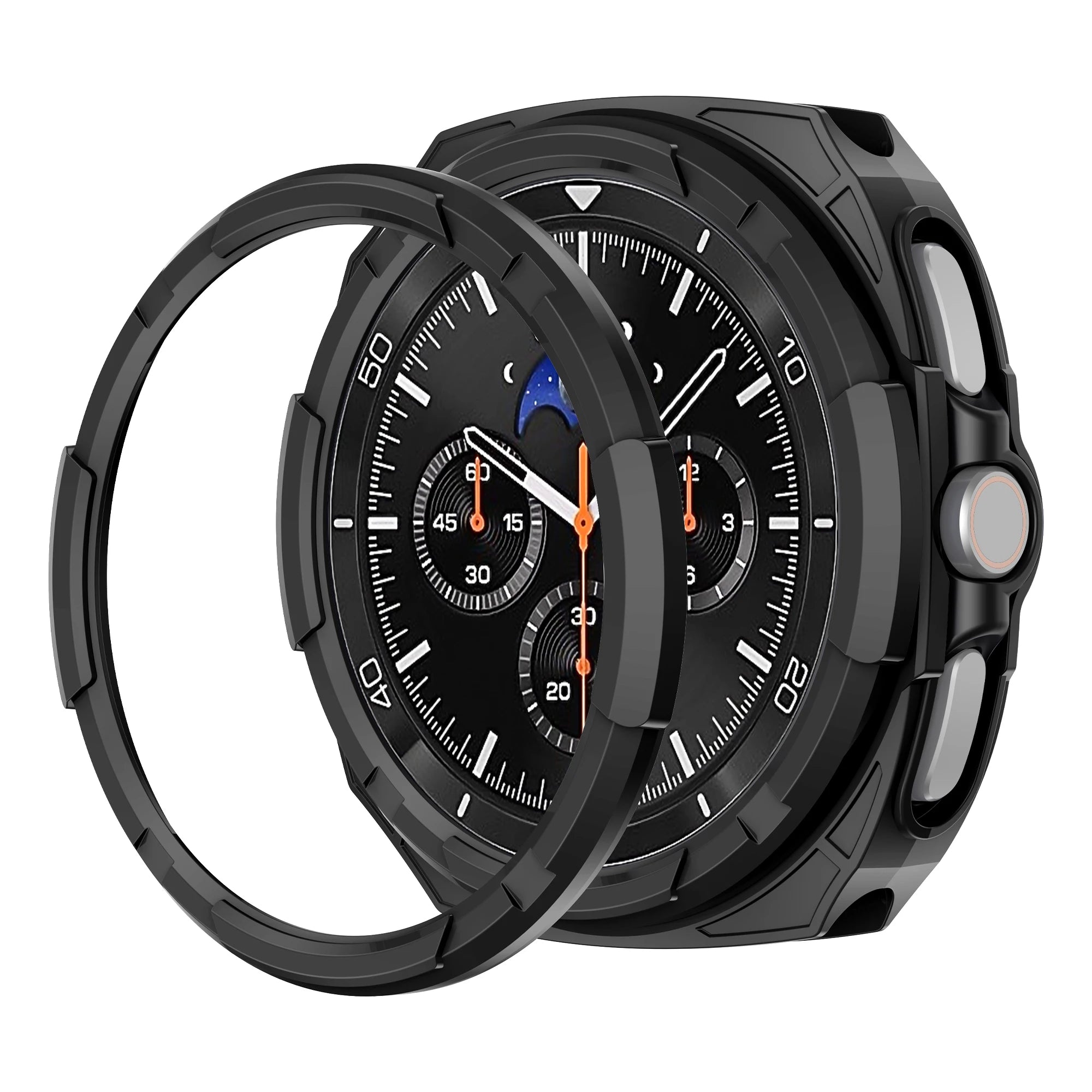 Shockproof Rugged Bezel TPU Case for Samsung Galaxy Watch 8 Classic