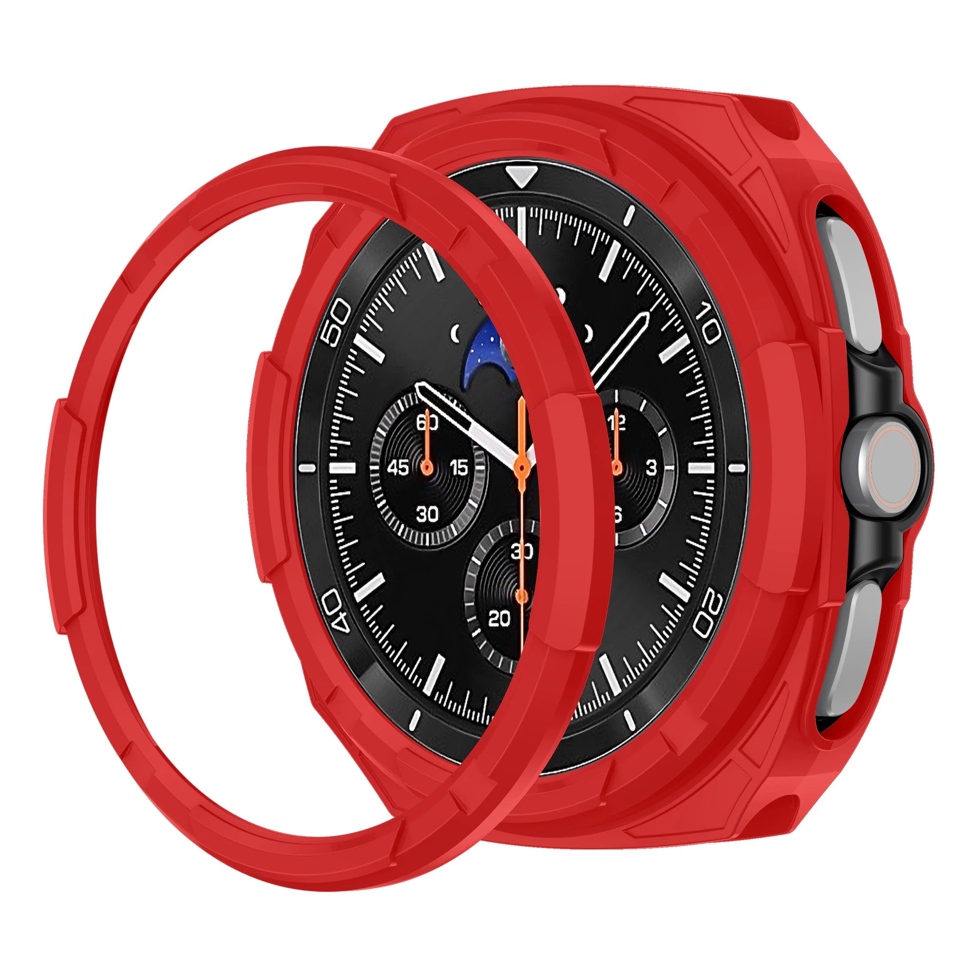 Shockproof Rugged Bezel TPU Case for Samsung Galaxy Watch 8 Classic