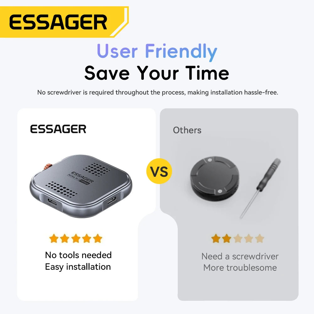 Essager Magnetic M.2 2230 NVMe SSD Enclosure