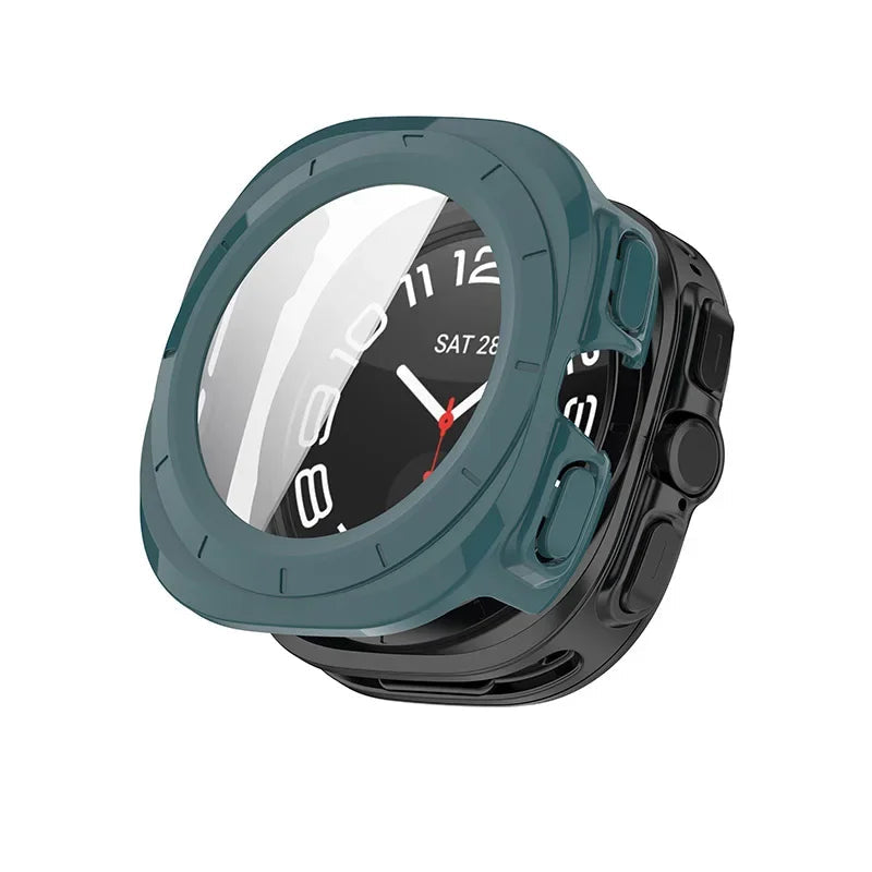 PC Case with Tempered Glass Screen Protector  Samsung Galaxy Watch Ultra and Samsung Galaxy Watch Ultra (2025)