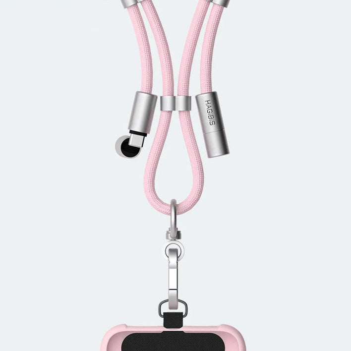 Hagibis Universal Phone Lanyard with USB-C Charging Cable
