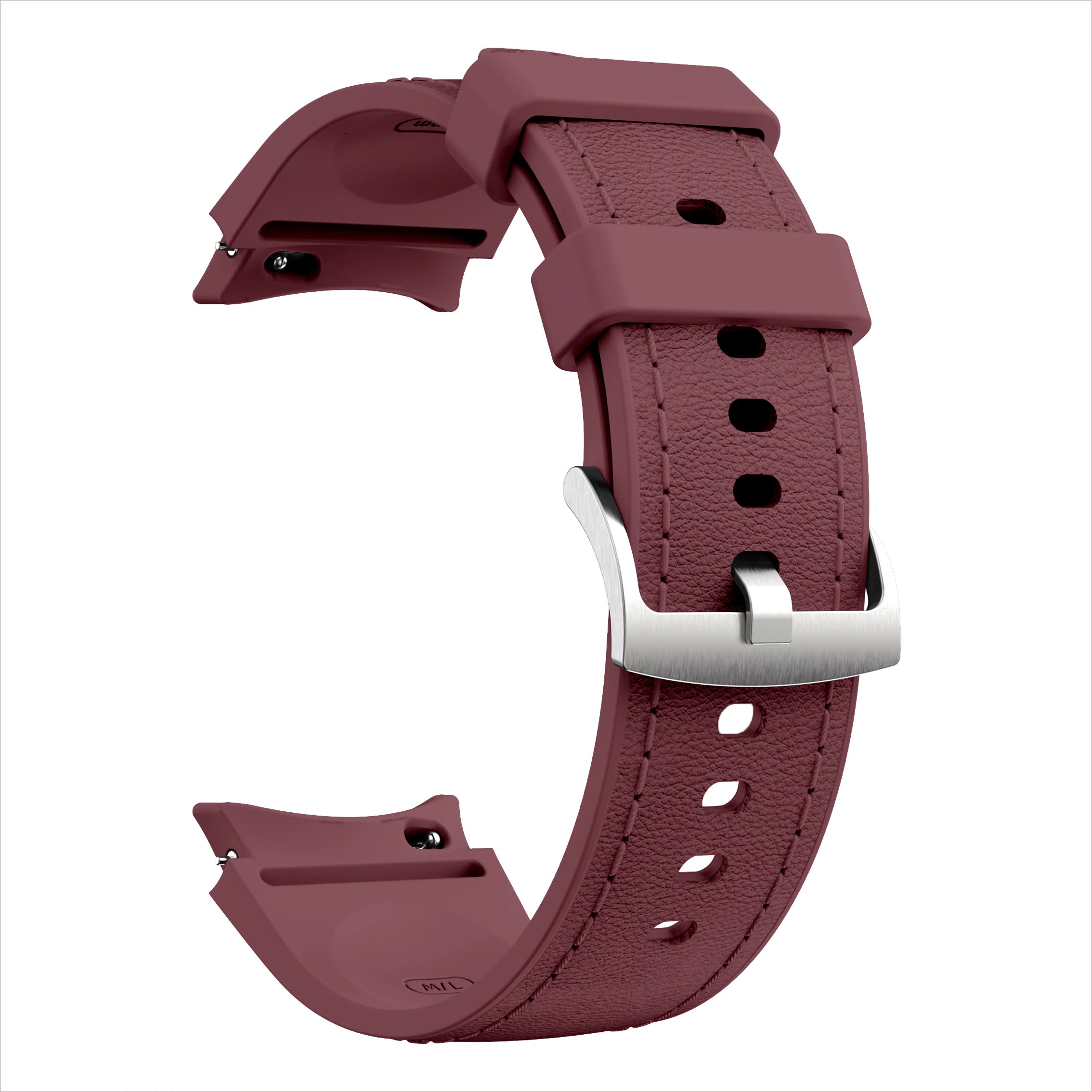 No-Gap Leather & Silicone Strap for Samsung Galaxy Watch 7