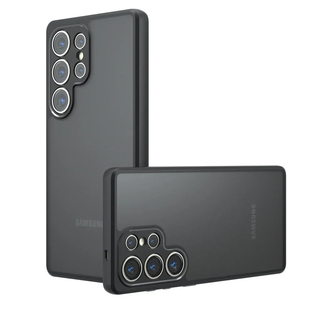 Shockproof Armor Matte Frosted Acrylic Case for Samsung Galaxy S25 Series