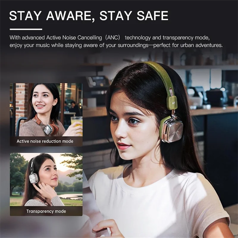 iKF R2 Pro ANC Retro Headphones