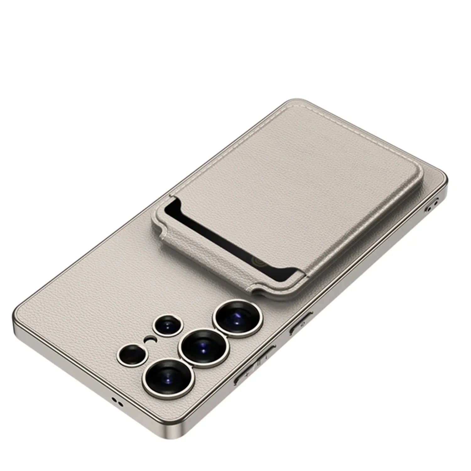 Slim PU Leather Case with Card Slot for Samsung Galaxy S25 Series