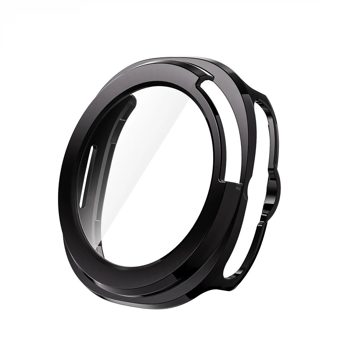 PC Case with Tempered Glass Screen Protector for Samsung Galaxy Watch 8 Classic