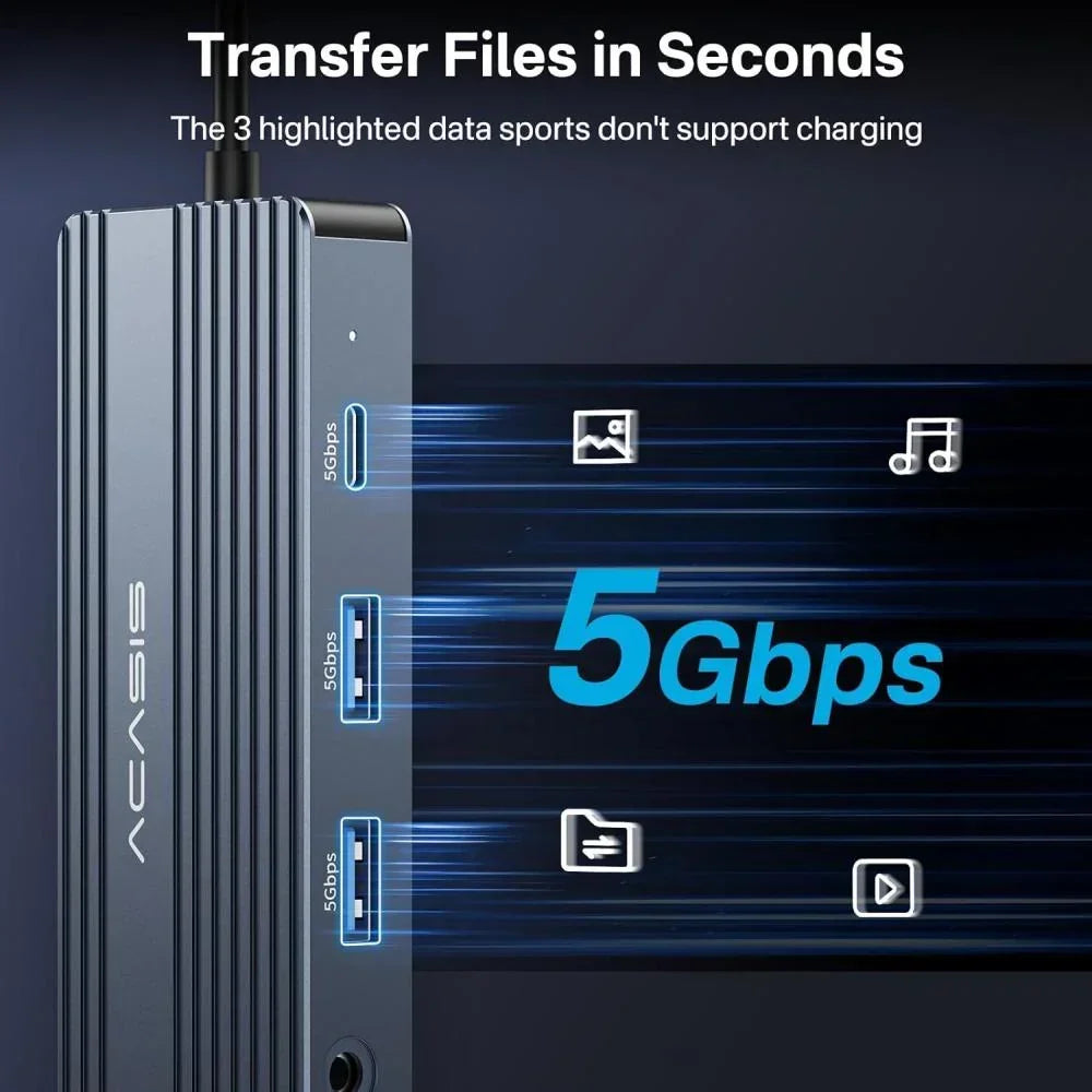 Acasis DS-0801 8-in-1 USB-C Docking Station