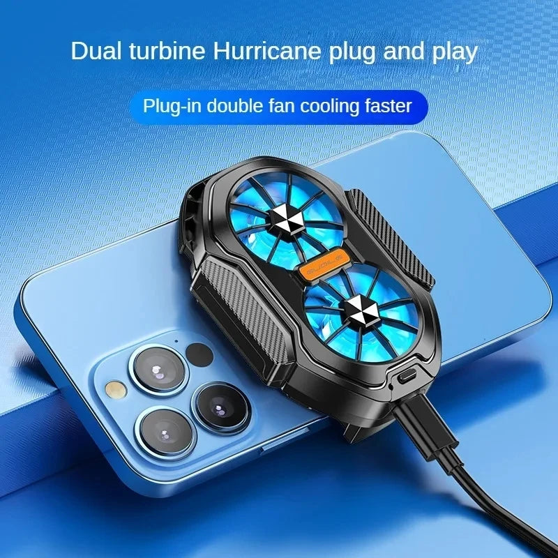 Universal Dual-Fan Phone Cooler