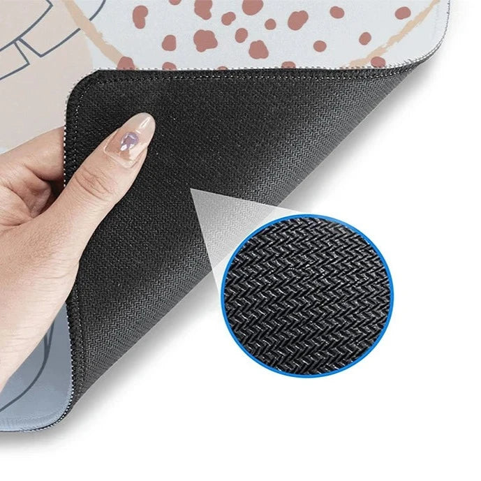 Abstract Flower Design Gamer Mouse Pad