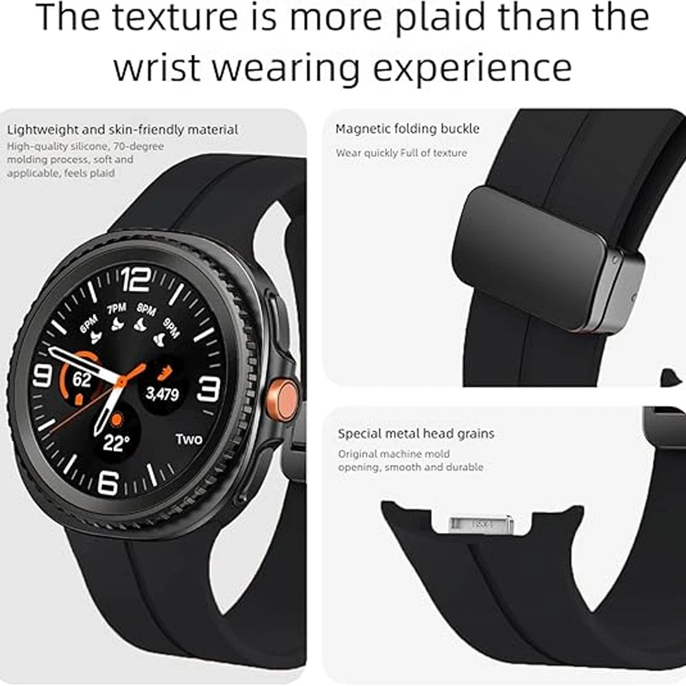 Adjustable Magnetic Sport Bracelet for Samsung Galaxy Watch 8 & Galaxy Watch 8 Classic