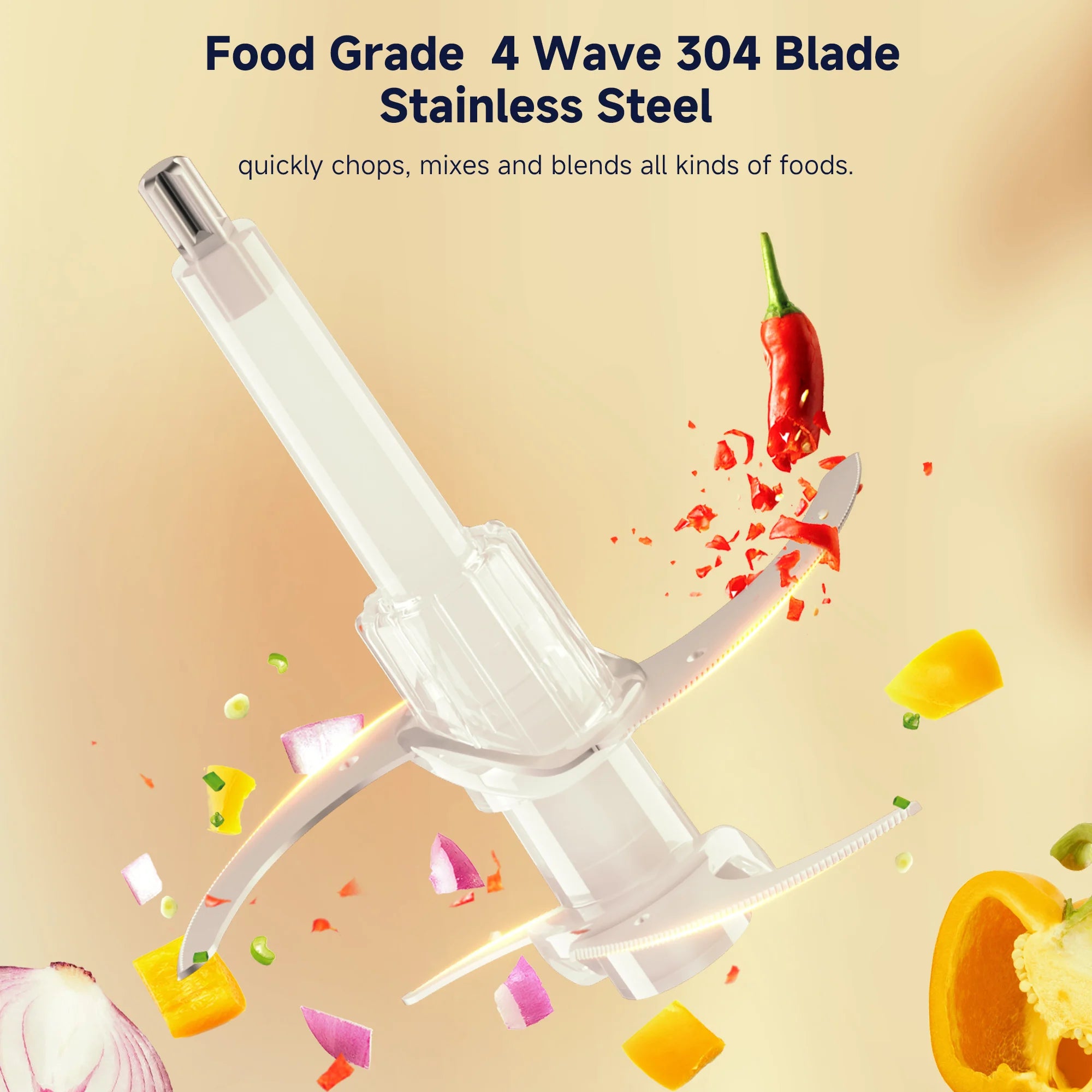 BioloMix 300W Mini Electric Food Chopper