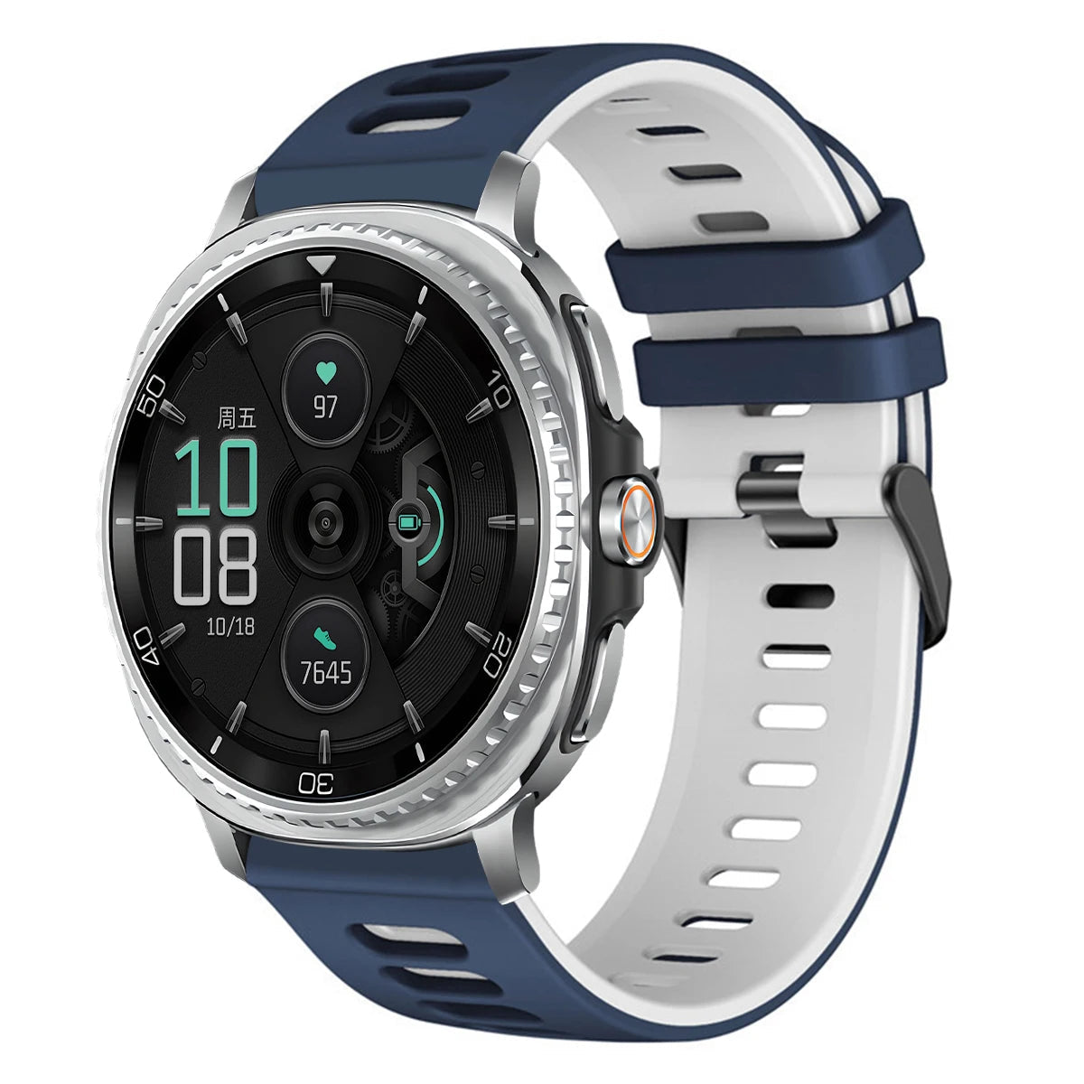 Durable No-Gap Sport Silicone Wristband for Samsung Galaxy Watch 8 & Galaxy Watch 8 Classic