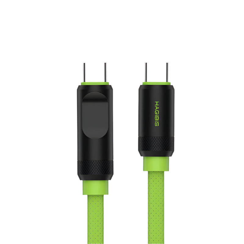 Hagibis 240W USB-C Fast Charging Cable with LED Display