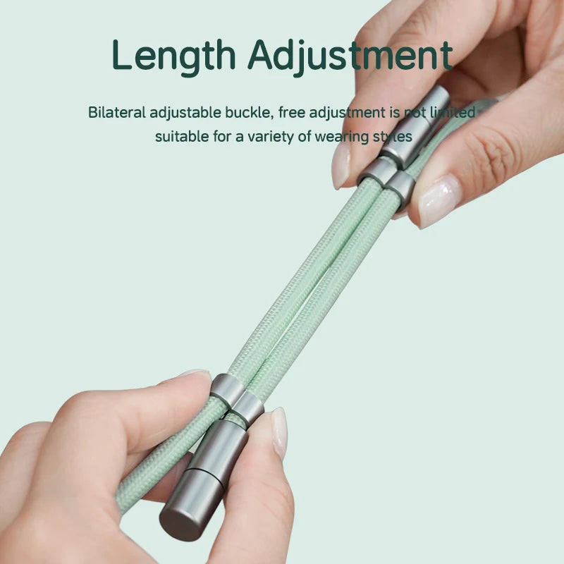 Hagibis Universal Phone Lanyard with USB-C Charging Cable