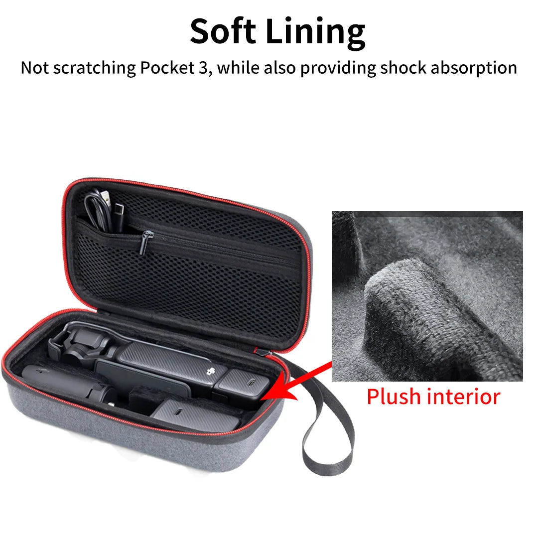 Middle Size Hard Shell Carrying Case for DJI Osmo Pocket 3
