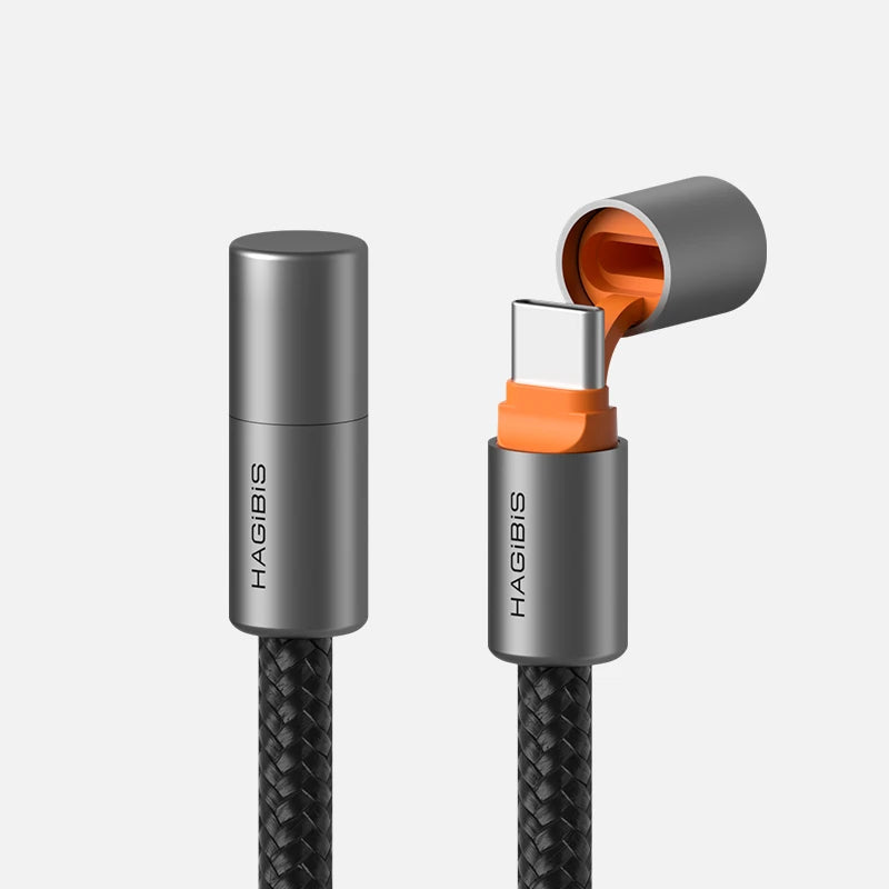 Hagibis 240W USB-C PD 3.1 Cable with Protective Cap